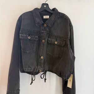 Mono B Women's Charcoal Jean Jacket